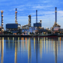 Refinery Plant twilight 1800